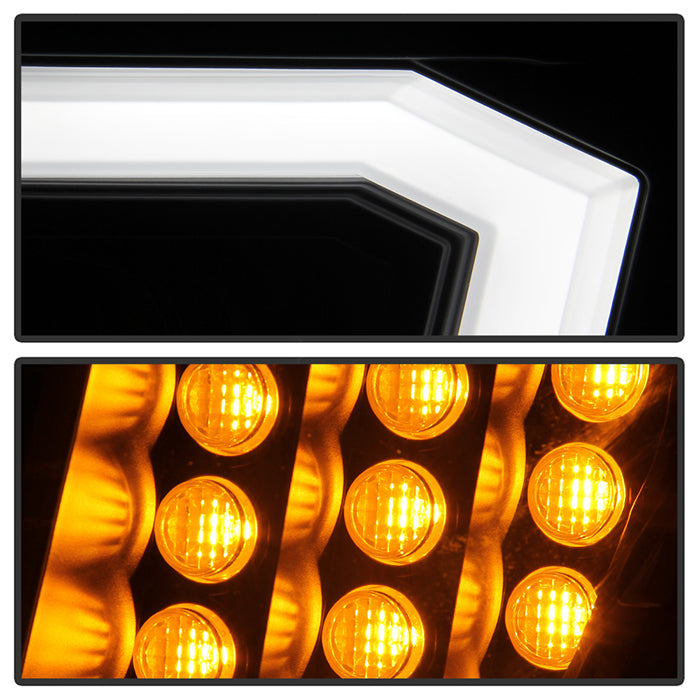 Xtune Nissan Titan (Halogen Only) 06-20 Projector Headlights Black Pro-Jh-NTI16-Lbbrl-Bk