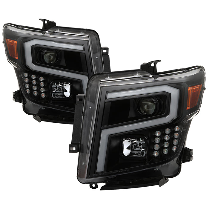 Xtune Nissan Titan (Halogen Only) 06-20 Projector Headlights Black Smoked