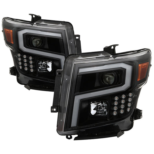Xtune Nissan Titan (Halogen Only) 06-20 Projector Headlights Black Smoked