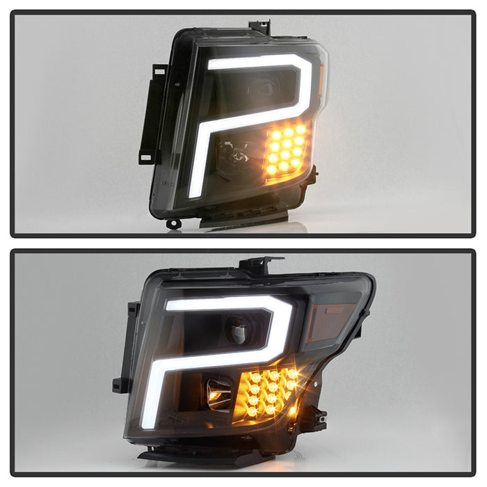 Xtune Nissan Titan (Halogen Only) 06-20 Projector Headlights Black Smoked