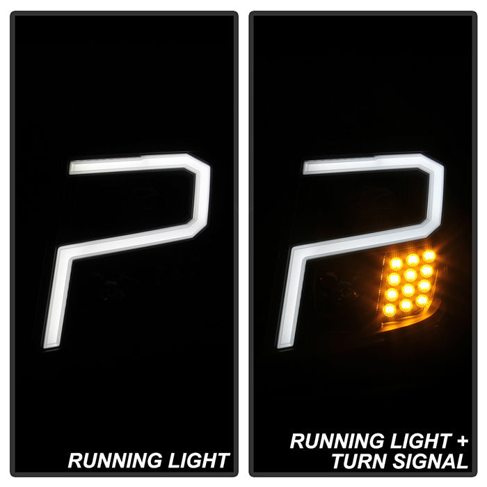 Xtune Nissan Titan (Halogen Only) 06-20 Projector Headlights Black Smoked