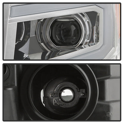 Xtune Nissan Titan (Halogen Only) 06-20 Projector Headlights Chrome Pro-Jh-NTI16-Lbbrl-C