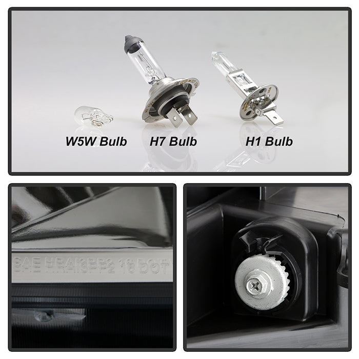 Xtune Nissan Titan (Halogen Only) 06-20 Projector Headlights Chrome Pro-Jh-NTI16-Lbbrl-C