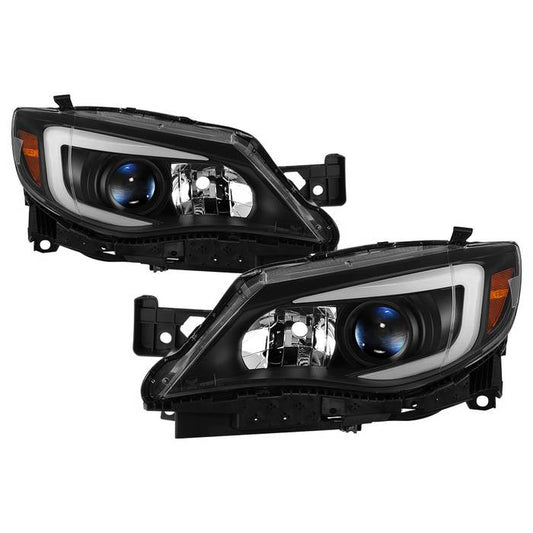 SPYDER xTune Subaru Impreza WRX Halogen Only 08-14 Projector Headlights Black PRO-JH-SI08-LBDRL-BK 9039379