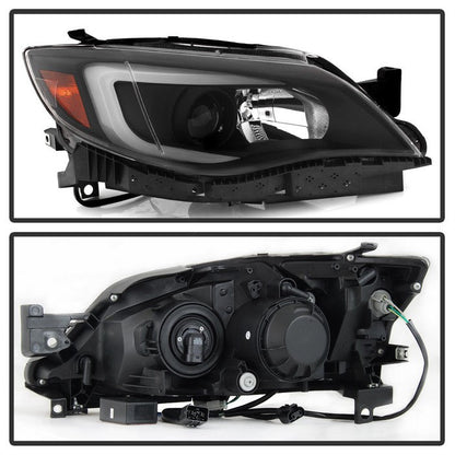 SPYDER xTune Subaru Impreza WRX Halogen Only 08-14 Projector Headlights Black PRO-JH-SI08-LBDRL-BK 9039379