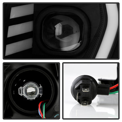 xTune Toyota Tacoma 05-11 LED Light Bar Projector Headlights