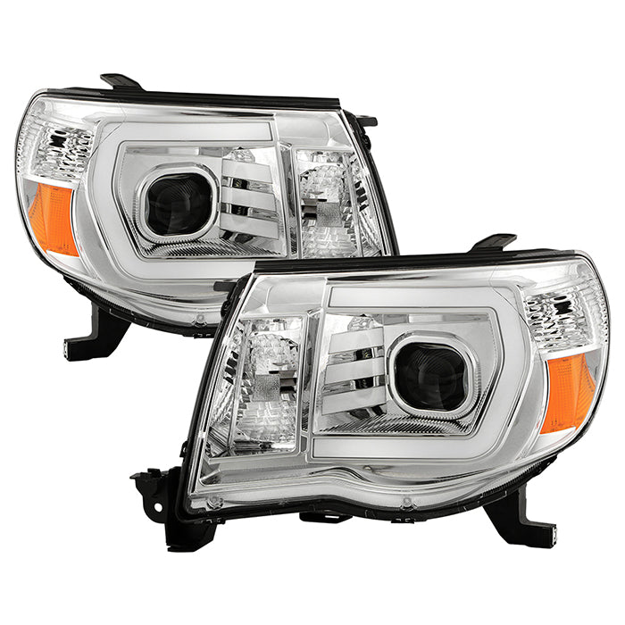 xTune Toyota Tacoma 05-11 LED Light Bar Projector Headlights — 24QQ3