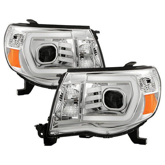 xTune Toyota Tacoma 05-11 LED Light Bar Projector Headlights — 24QQ3