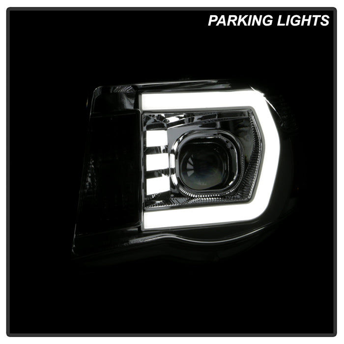xTune Toyota Tacoma 05-11 LED Light Bar Projector Headlights — 24QQ3