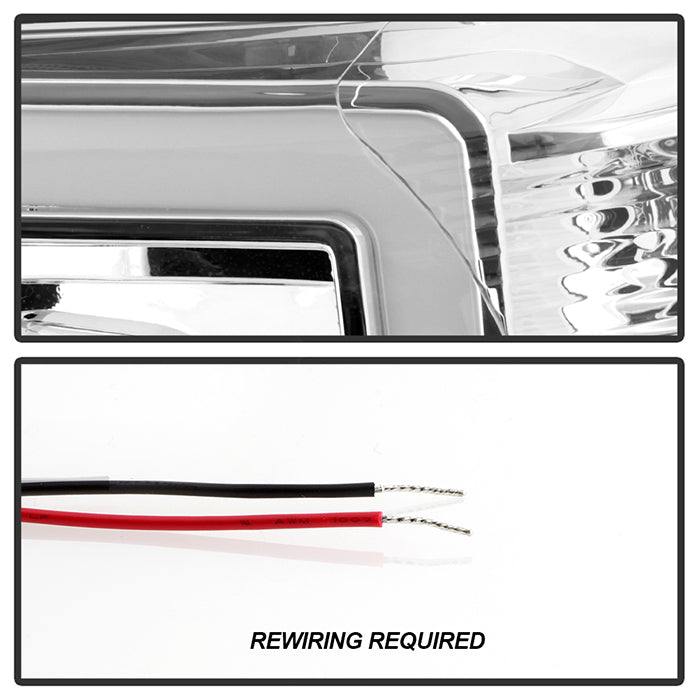 xTune Toyota Tacoma 05-11 LED Light Bar Projector Headlights — 24QQ3