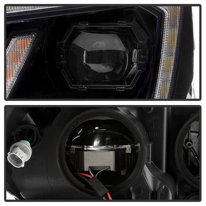 xTune Toyota Tacoma 16-19 SR SR5 Model LED DRL Projector Headlights- Black