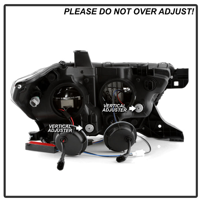 xTune Toyota Tacoma 16-19 SR SR5 Model LED DRL Projector Headlights- Black