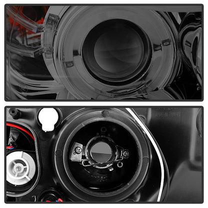 Spyder BMW E90 3-Series 06-08 Projector LED Halo Amber Reflctr Rplc Bulb Smke PRO-YD-BMWE9005-AM-SM 5009029