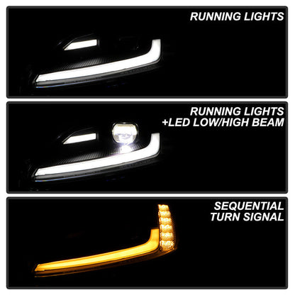 SPYDER Apex Series 05-13 Chevrolet C6 Corvette Hi Powered LED Module Headlights 5087959