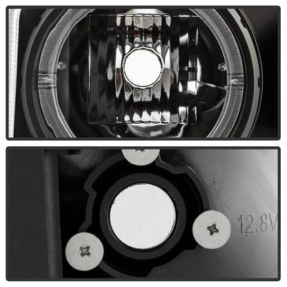 Spyder GMC Sierra 1500/2500/3500 99-06 Projector Headlights LED Halo LED Black