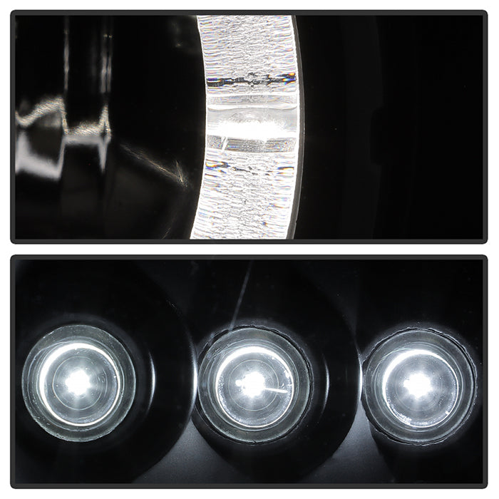 Spyder GMC Sierra 1500/2500/3500 99-06 Projector Headlights LED Halo LED Black