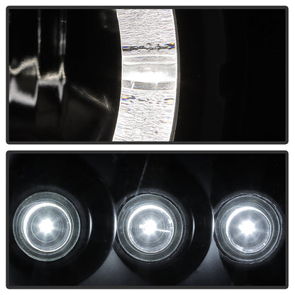 Spyder GMC Sierra 1500/2500/3500 99-06 Projector Headlights LED Halo LED Black