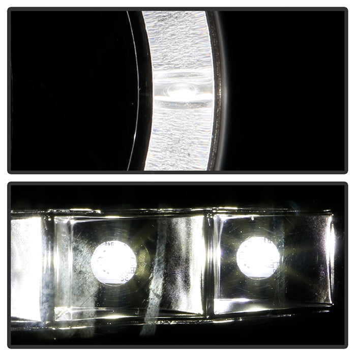 Spyder Chevy Silverado 1500 07-13 Projector Headlights LED Halo LED Blk Pro-Yd-CS07-Hl-Bk