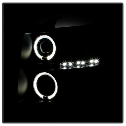 Spyder Chevy Silverado 1500 07-13 Projector Headlights LED Halo LED Blk Pro-Yd-CS07-Hl-Bk
