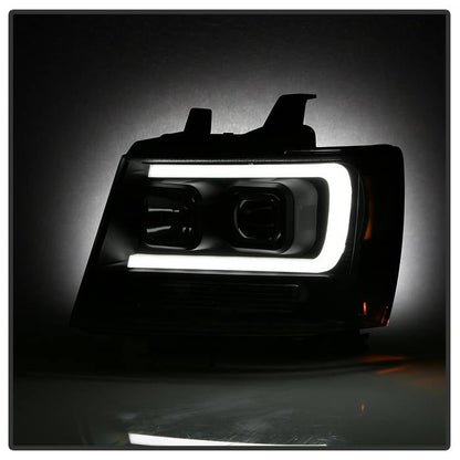 Spyder 07-14 Chevy Suburban/1500/2500/Tahoe V2 Projector Headlights All Blk PRO-YD-CSUB07V2-DRL-BKV2 5085986
