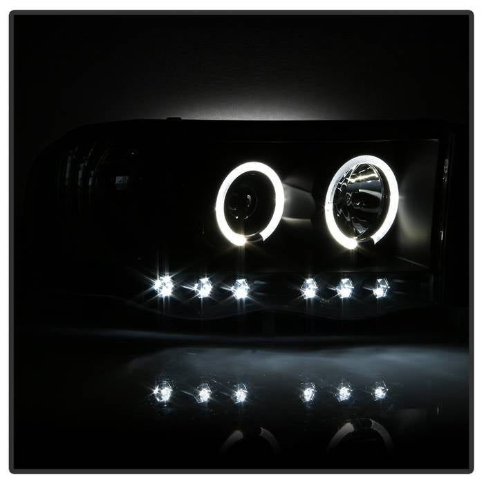Spyder Dodge Ram 1500 02-05/Ram 2500 03-05 Projector Headlights LED Halo LED Blk