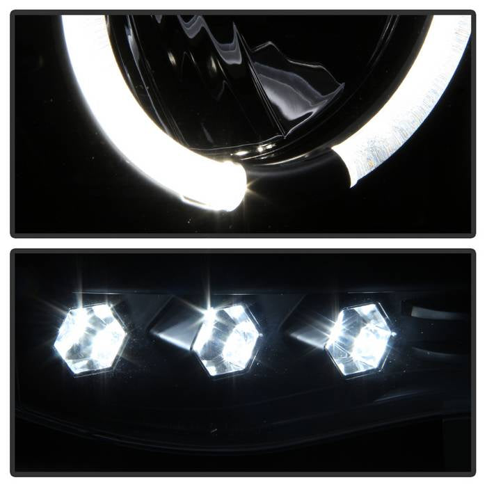 Spyder Dodge Ram 1500 02-05/Ram 2500 03-05 Projector Headlights LED Halo LED Blk