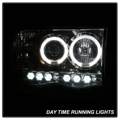 Spyder Dodge Ram 1500 02-05/Ram 2500 03-05 Projector Headlights LED Halo LED Chrm