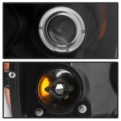 Spyder Dodge Ram 1500 06-08/Ram 2500 06-09 Projector Headlights LED Halo LED Blk