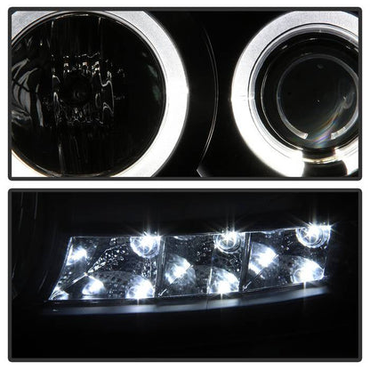 Spyder Dodge Ram 1500 06-08/Ram 2500 06-09 Projector Headlights LED Halo LED Blk