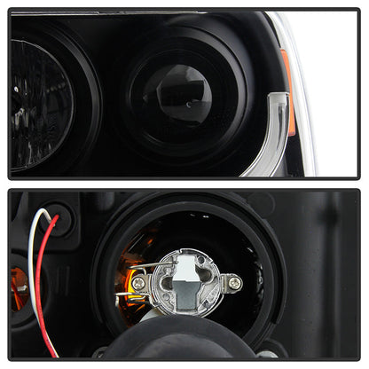 Spyder Ford Expedition 07-13 Projector Headlights Light Tube DRL Blk PRO-YD-FE07-LTDRL-BK 5079503