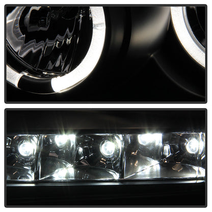 Spyder Ford F150 09-14 Projector Headlights Halogen Model- LED Halo LED Blk PRO-YD-FF15009-HL-BK 5010230