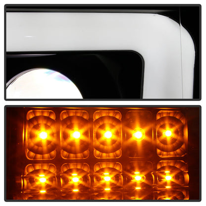 Spyder Ford F150 13-14 Xenon Model Only Light Bar Projector Headlights Blk PRO-YD-FF15013PL-SEQ-BK 5087584