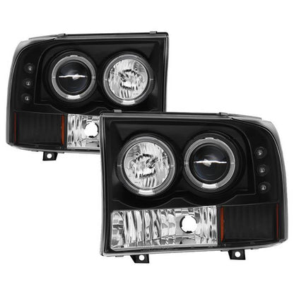 Spyder Ford F250 Super Duty 99-04 Projector Version 2 LED Halo LED Blk