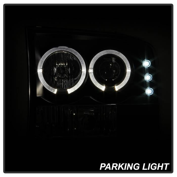 Spyder Ford F250 Super Duty 99-04 Projector Version 2 LED Halo LED Blk