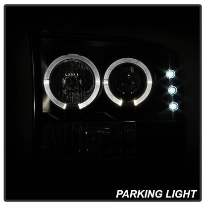 Spyder Ford F250 Super Duty 99-04 Projector Version 2 LED Halo LED Blk