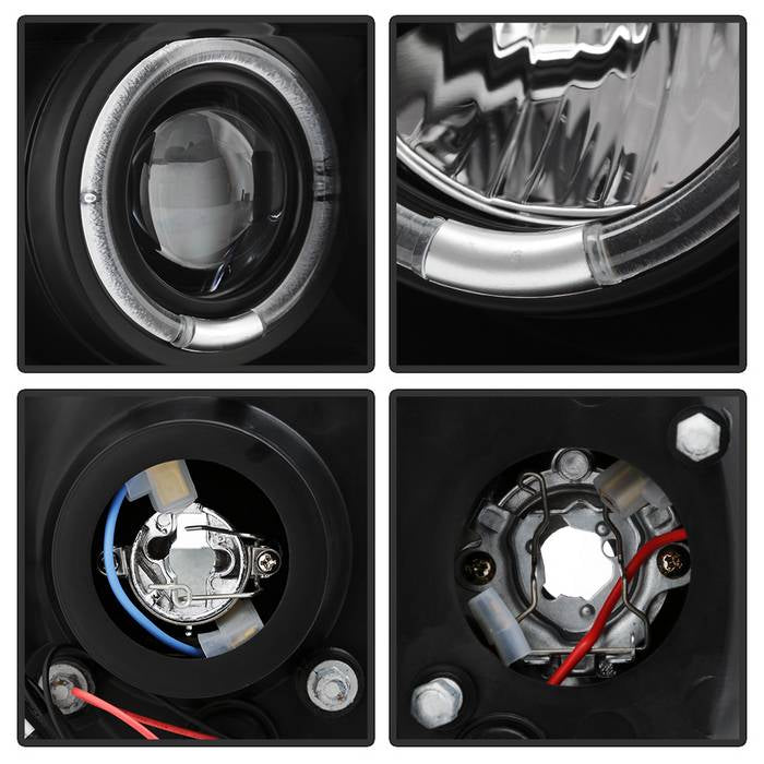 Spyder Ford F250 Super Duty 99-04 Projector Version 2 LED Halo LED Blk