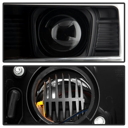Spyder Ford F-250/350/450 08-10 V2 High-Power LED Headlights-Switch Back-Black