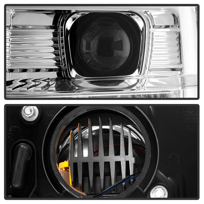 Spyder Ford F-250/350/450 08-10 V2 High-Power LED Headlights-Switch Back-Chrome