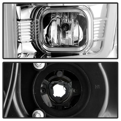 Spyder Ford F-250/350/450 08-10 V2 High-Power LED Headlights-Switch Back-Chrome
