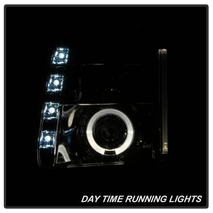 Spyder GMC Yukon 07-14/Yukon Denali 07-14 Projector Headlights LED Halo LED Smke PRO-YD-GY07-HL-SM 5029348