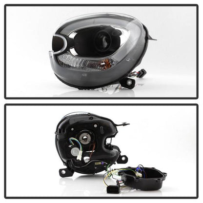 Spyder Mini Cooper Countryman 11-15 Headlights - Halogen Model Only - Black PRO-YD-MCO11-DRL-BK 5083449
