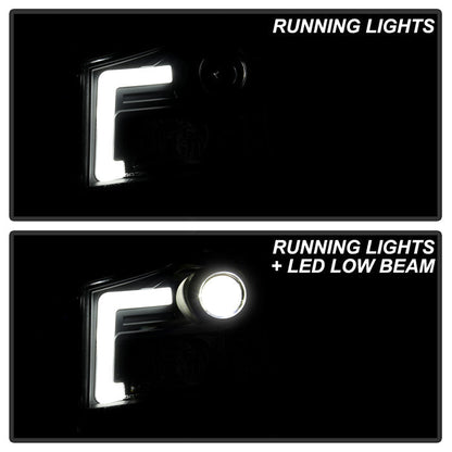 SPYDER 04-15 Nissan Titan High-Power LED Module Equipped Headlights - Black (PRO-YD-NTI04PL-BK) 5088406