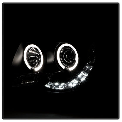 Spyder Toyota Tacoma 05-11 Projector Headlights LED Halo LED Black High H1 Low H1