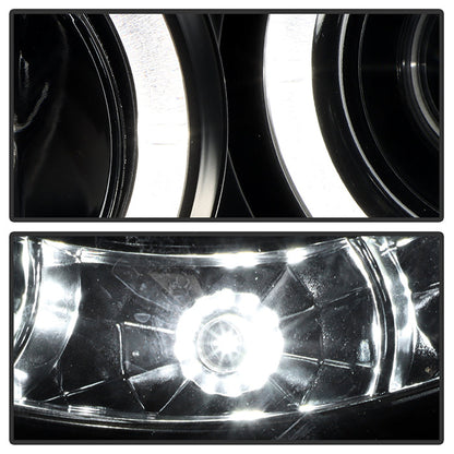 Spyder Toyota Tacoma 05-11 Projector Headlights LED Halo LED Black High H1 Low H1