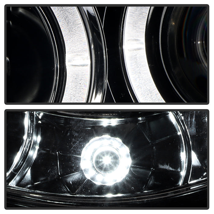 Spyder Toyota Tacoma 05-11 Projector Headlights LED Halo LED Smoke High H1 Low H1