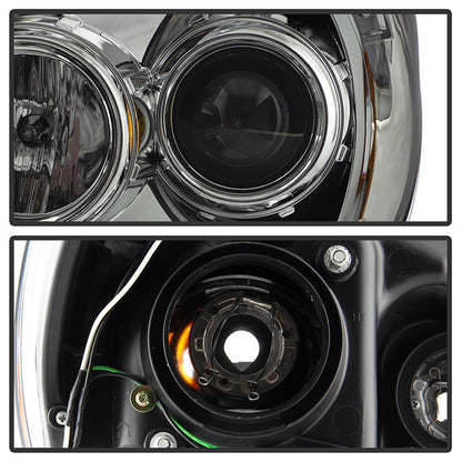 Spyder Toyota Tacoma 12-16 Projector Headlights Light Bar DRL Smoke Pro-Yd-TT12-Lbdrl-Sm