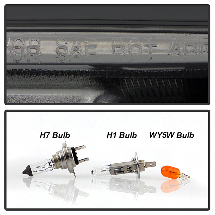 Spyder Toyota Tacoma 12-16 Projector Headlights Light Bar DRL Smoke Pro-Yd-TT12-Lbdrl-Sm