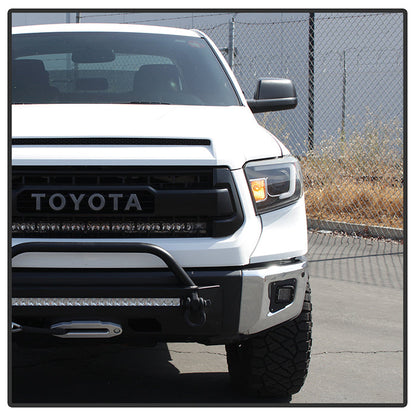 Spyder Toyota Tundra 2014-2016 Projector Headlights Light Bar DRL Black
