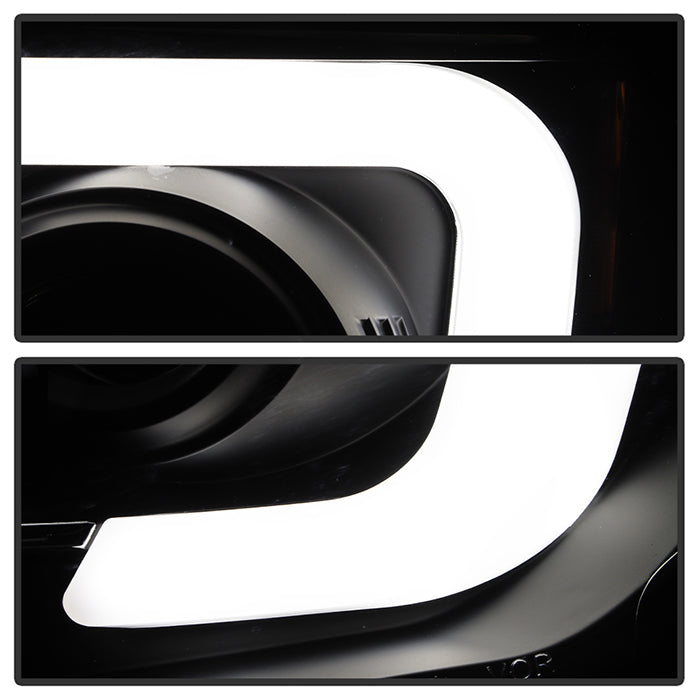 Spyder Toyota Tundra 2014-2016 Projector Headlights Light Bar DRL Black