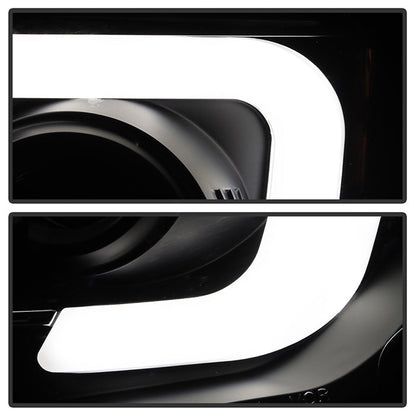 Spyder Toyota Tundra 2014-2016 Projector Headlights Light Bar DRL Black